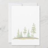 Teddy beer picnic woodland verjaarfeest kaart (Achterkant)