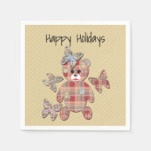 Teddy beer servet (Voorkant)