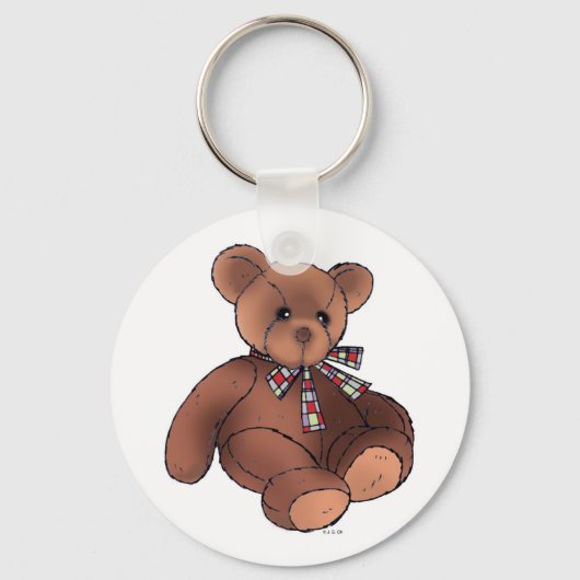 Teddy beer-sleutelketen sleutelhanger (Voorkant)