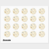 Teddy Beer Sterren Baby Shower Stickers (Vel)