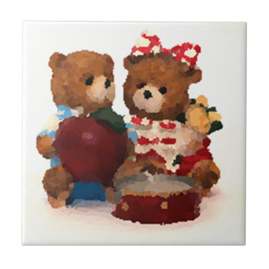Teddy beer tegeltje (Voorkant)