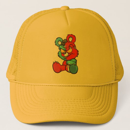 Teddy beer trucker pet (Voorkant)