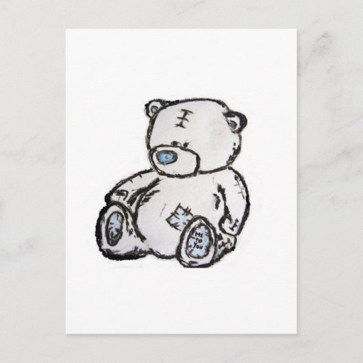 Teddy beer van de zolder briefkaart (Voorkant)