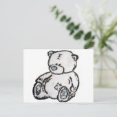 Teddy beer van de zolder briefkaart (Staand voorkant)