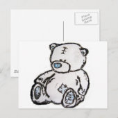 Teddy beer van de zolder briefkaart (Voorkant / Achterkant)