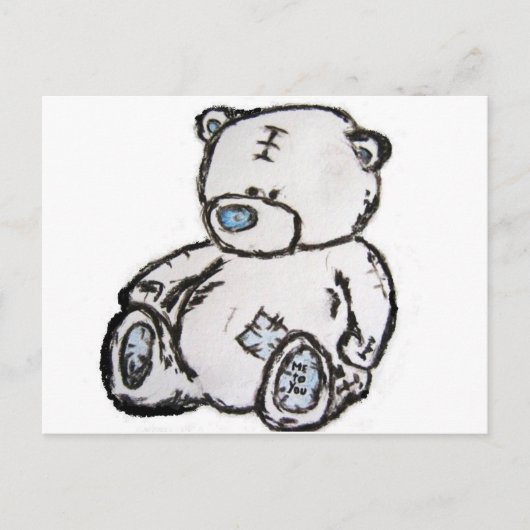 Teddy beer van de zolder briefkaart (Voorkant)
