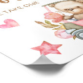 Teddy beer we kunnen snel wachten op het baby Favo Poster (Hoek)