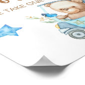 Teddy beer we kunnen snel wachten op het baby Favo Poster (Hoek)