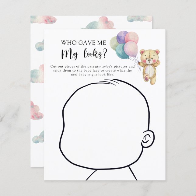 Teddy beer - Wie gaf me mijn looks spel (Voorkant / Achterkant)