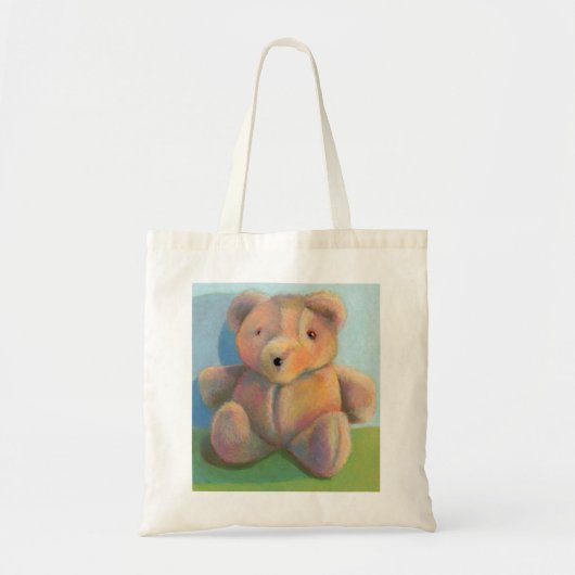 Teddy beest schattige pluis van de oorspronkelijke tote bag (Voorkant)
