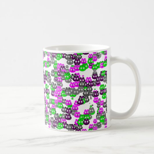 Teddy berengezichten op koffiemok (Rechts)