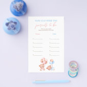 Teddy bewijst hoe oud de ouders waren om te spelen flyer (Enkel)