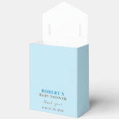 Teddy Blue Bear We Can Bearly Wait Bedankdoosjes (Open)