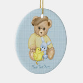 Teddy Boy Easter Keramisch Ornament (Rechts)