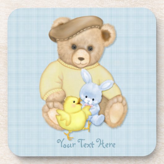 Teddy Boy Easter Onderzetter (Voorkant)