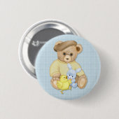 Teddy Boy Easter Ronde Button 5,7 Cm (Voorkant /achterkant)