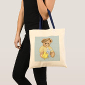 Teddy Boy Easter Tote Bag (Voorkant (product))