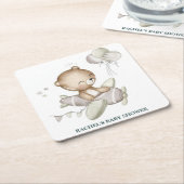Teddy Coaster Kartonnen Onderzetters (Schuin)