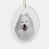 Teddy de Samojeed Keramisch Ornament (Rechts)