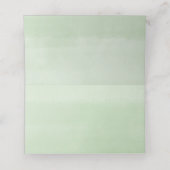 Teddy draagt een tweelingblauwe groene bloem plaatskaartje (Binnenkant ongevouwen)