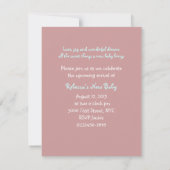 teddy draagt uitnodiging tot douche in frankrijk (Achterkant)