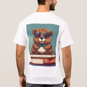 Teddy en de magische boeken t-shirt (Achterkant)