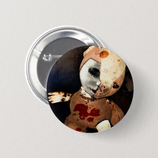 Teddy Freak Ronde Button 5,7 Cm (Voorkant /achterkant)