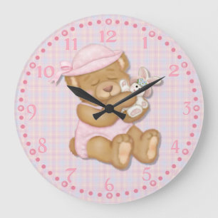 Teddy Girl Pasen Grote Klok