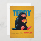 Teddy  Graphic Briefkaart (Voorkant / Achterkant)
