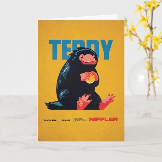 Teddy  Graphic Kaart (Gele Bloem)