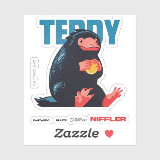 Teddy  Graphic Sticker (Vel)