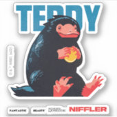 Teddy  Graphic Sticker (Voorkant)