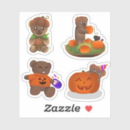 Teddy Halloween Collectie - Stickerpakket Sticker