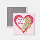 Teddy Heart Magneet (Voorkant / Achterkant)