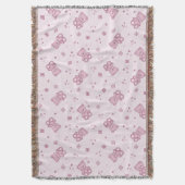 Teddy heeft achtergrond Roze Deken (Voorkant Verticaal)