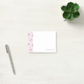 Teddy heeft achtergrond Roze Post-it® Notes (Kantoor)