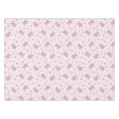 Teddy heeft achtergrond Roze Tafelkleed (Voorkant (Horizontaal))