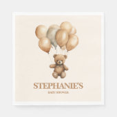 teddy houdt genderneutraal achter zich servet (Voorkant)