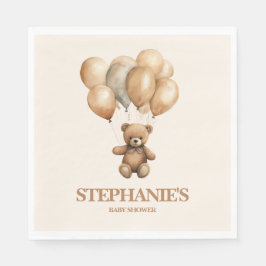  teddy houdt genderneutraal achter zich servet