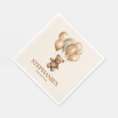  teddy houdt genderneutraal achter zich servet (Hoek)