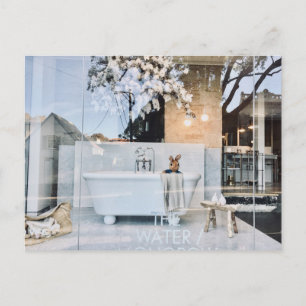 Teddy in Bath Briefkaart