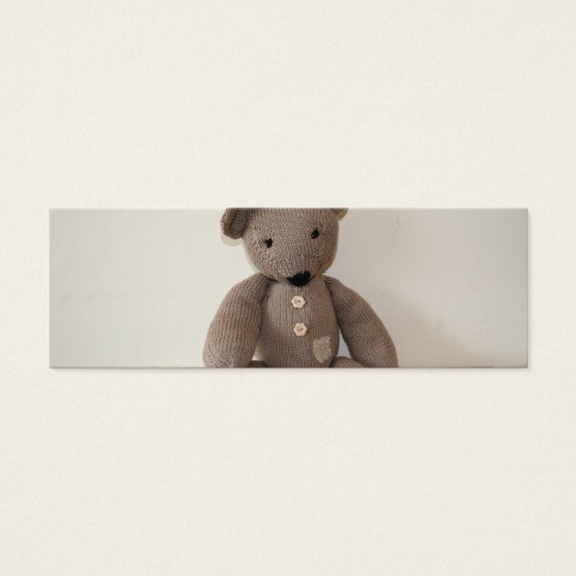 Teddy Joe profielkaart Mini Visitekaartjes (Voorkant)