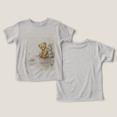 Teddy, konijn en waterlelie (Ontwerp Voorkant & Achterkant)