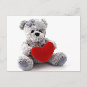 Teddy-liefde Briefkaart