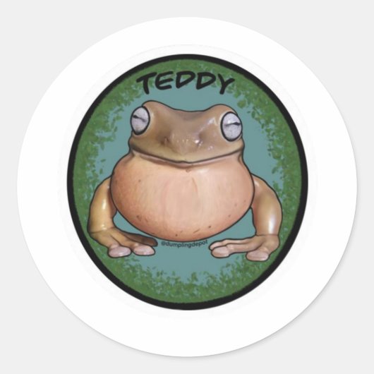 Teddy Loud Boy Sticker (Voorkant)
