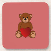 Teddy Love Bier Onderzetter (Voorkant)