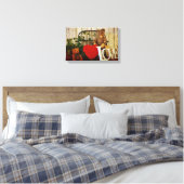 Teddy Love Canvas Afdruk (Insitu (Slaapkamer))