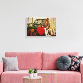 Teddy Love Canvas Afdruk (Insitu (Woonkamer))