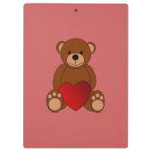 Teddy Love Klembord (Achterkant)