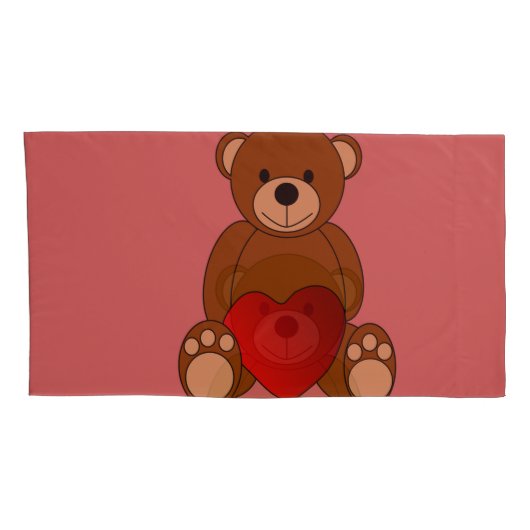Teddy Love Kussensloop (Achterkant-Rechts)